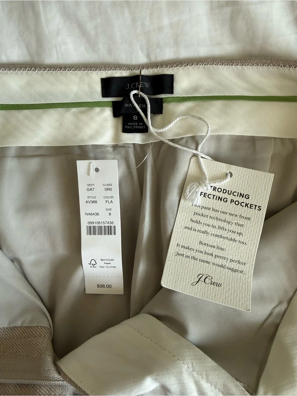J. Crew elegant beige